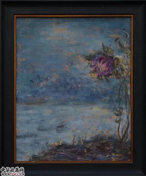 步月，帝王花，布面油画，61x50cm 2015