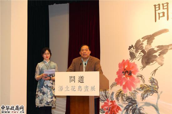 湖北省文联党组书记、花鸟画展湖北省文联副主席刘永泽先生致辞