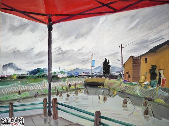 袁文彬 雨后初晴 60x80cm 2015