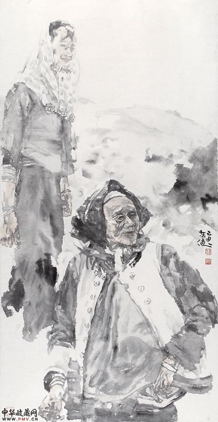 郭东健 2009 惠安女系列之一 140x70cm