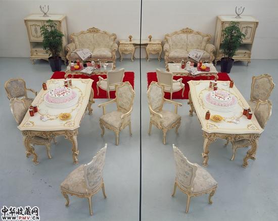 计洲《镜像No1.2008 》2008年C-print  143cm X 180cm