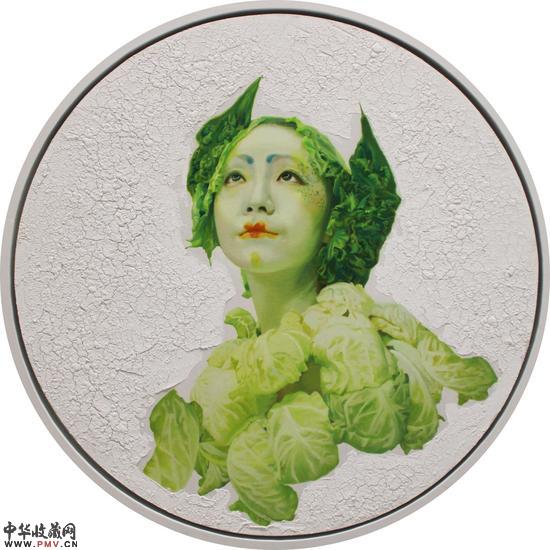 时光如水盈盈100X100cm油画2014年