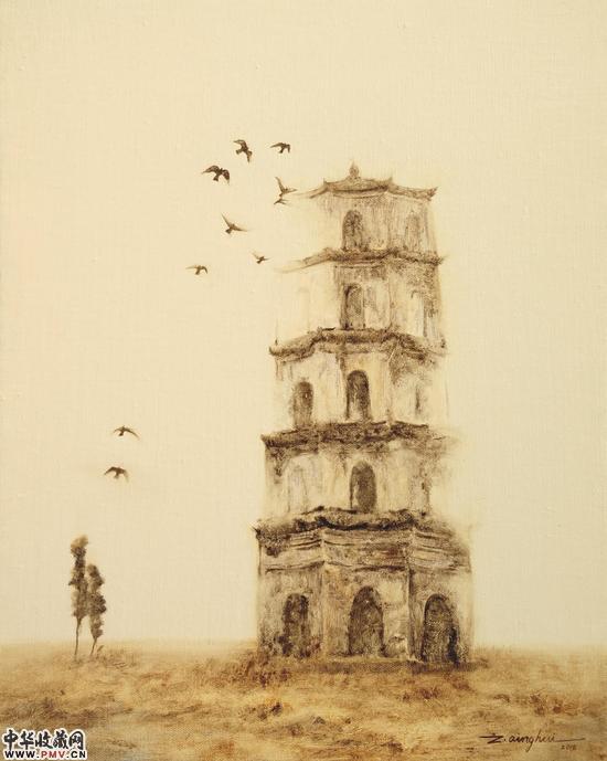 归鸟 —3 40x50cm 布面油画 2015