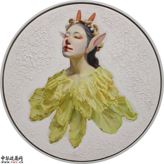 米米的世界100X100cm  油画 2014年