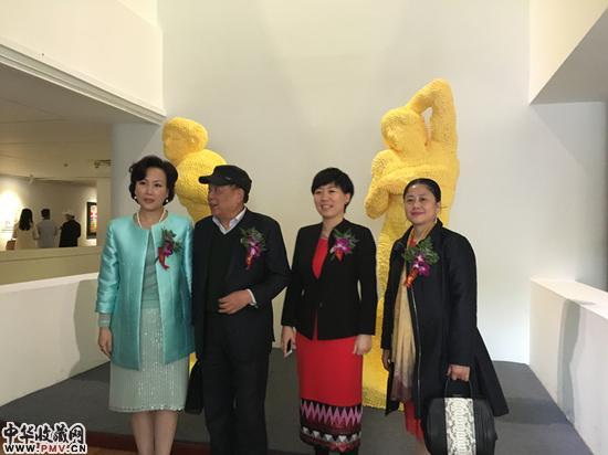 “石膏像”展览现场嘉賓