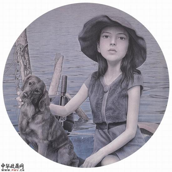 张辉 《夏日轻语‖》 65×65cm  平版 2014