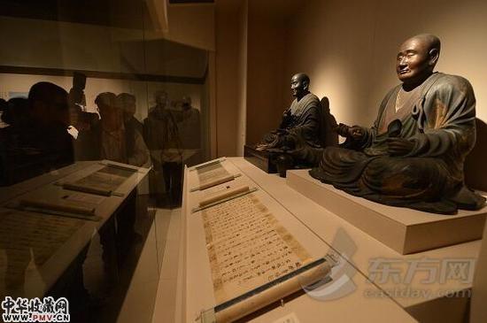 图说：日本国宝级展品江户时代的日本纸本《醍醐寺缘起》