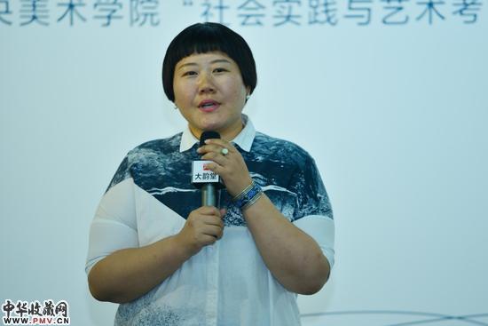 参展课程带队教师代表卢英英女士发言