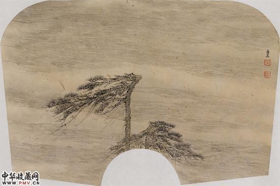 13、游心-4 29cm×43cm 纸本水墨 2014年