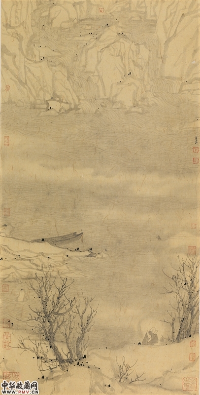 14、西山 70cm×35cm 纸本水墨 2014年