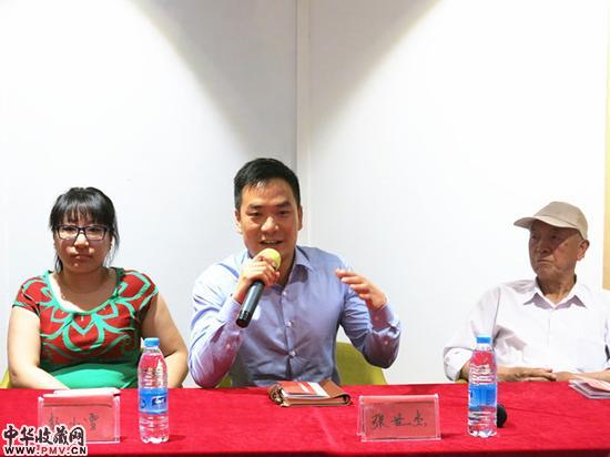 北京蓝蝶公益基金会秘书长张世杰发言