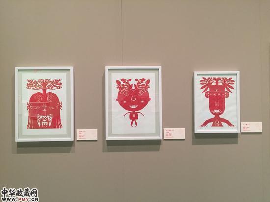 第三届全国儿童剪纸作品展现场照片 (5)