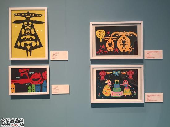 第三届全国儿童剪纸作品展现场照片 (9)