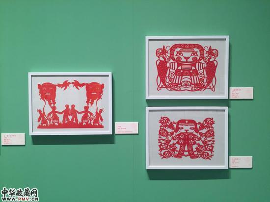 第三届全国儿童剪纸作品展现场照片 (10)