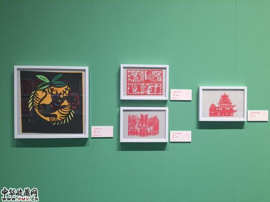 第三届全国儿童剪纸作品展现场照片 (11)