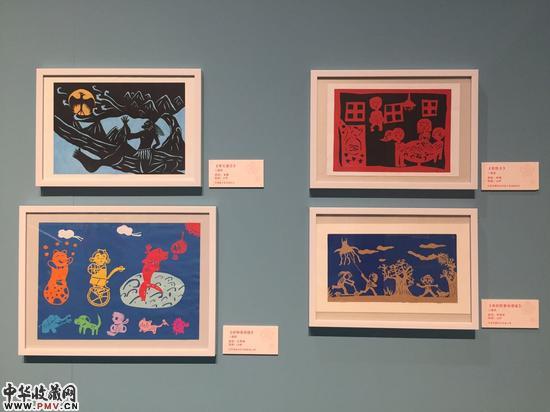 第三届全国儿童剪纸作品展现场照片 (17)