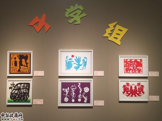 第三届全国儿童剪纸作品展现场照片 (12)