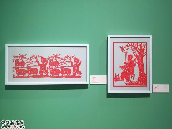 第三届全国儿童剪纸作品展现场照片 (2)