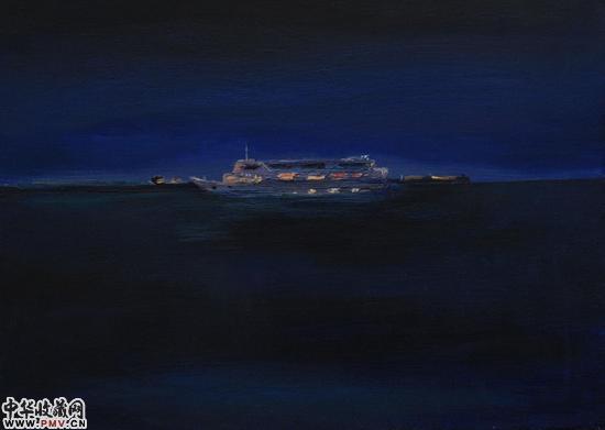 包旭《穿越黑夜去旅行》布面油画，包旭33×46cm，个展<strong>WhatsApp%E3%80%90+86%2015855158769%E3%80%91crane%20cool%20air%20humidifier</strong>2014