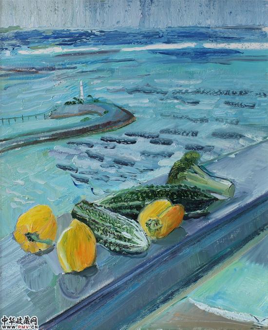 冲绳凉瓜 布面油画 65×53cm 2012