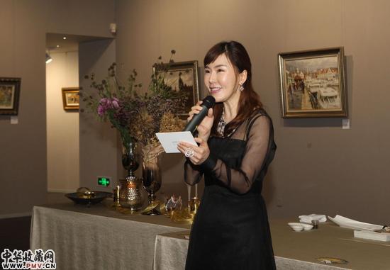 华萃艺术中心、油雕院美术馆分馆馆长杨懿嘉致辞