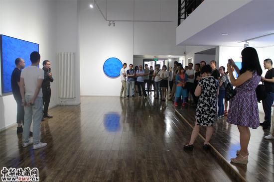 意识过程无相：刘景弘个人作品展开幕现场照片