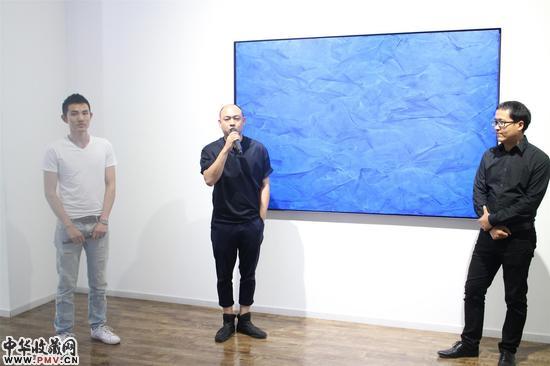 艺术家刘景弘现场发言