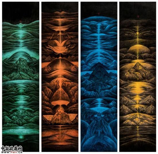 李圩意象山水系列之一