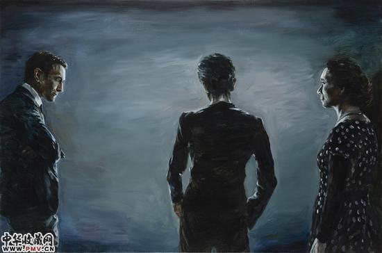 陈晗_我们不能送你_布面油画_100x150cm_2016