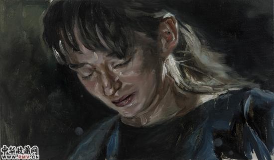 陈晗_忍耐_布面油画_35x60cm_2015