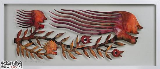 花语系列1，57x125cm2012