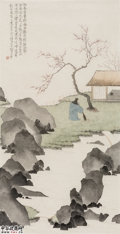 梅花庵68cmx34cm纸本2016