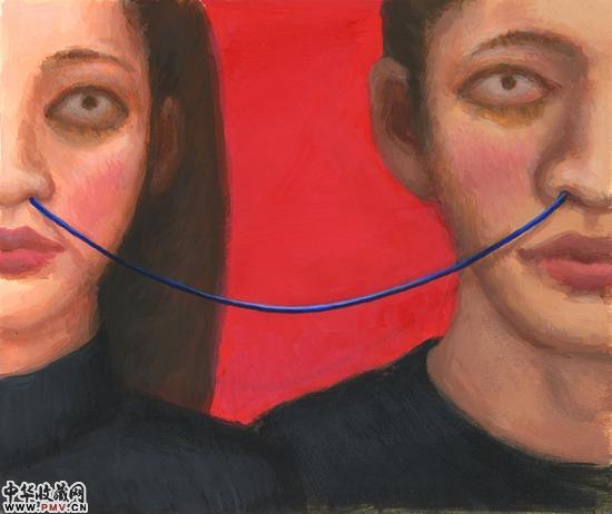 命运的蓝线 视频动画 尺寸可变 2014