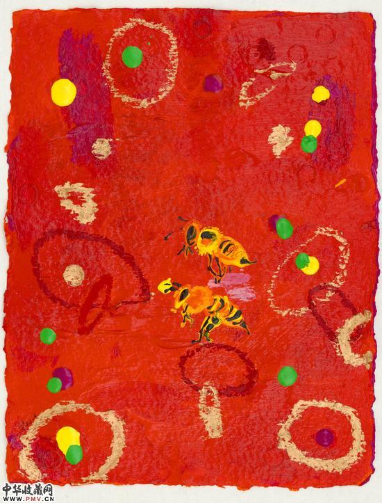 甜蜜蜜2 20 x 30cm 纸本丙烯 2016 