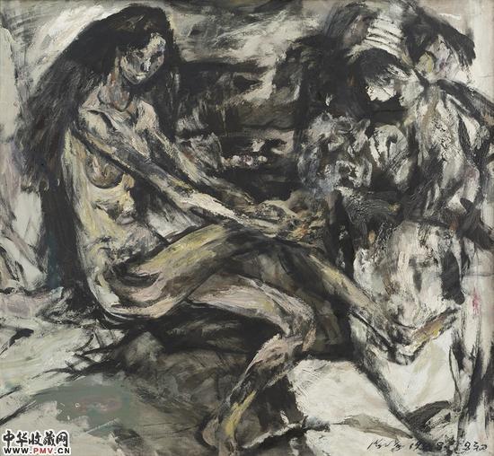 1988 女人体No.124 布面油画 102x110cm