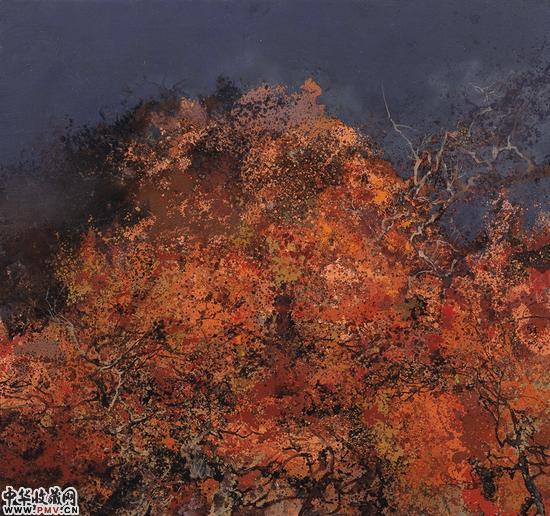 2014 丹顶 布面油画 150x160cm