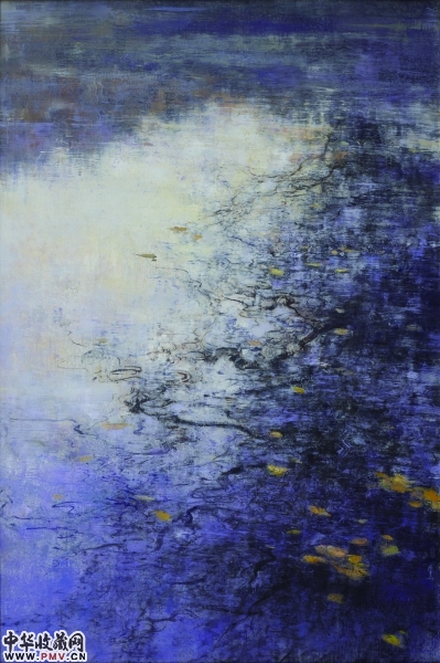 秋色连波之九（油画） 194×130厘米  2015年 庄重