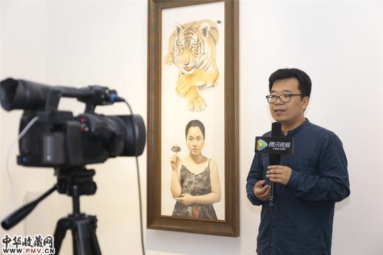 罗忠学接受采访