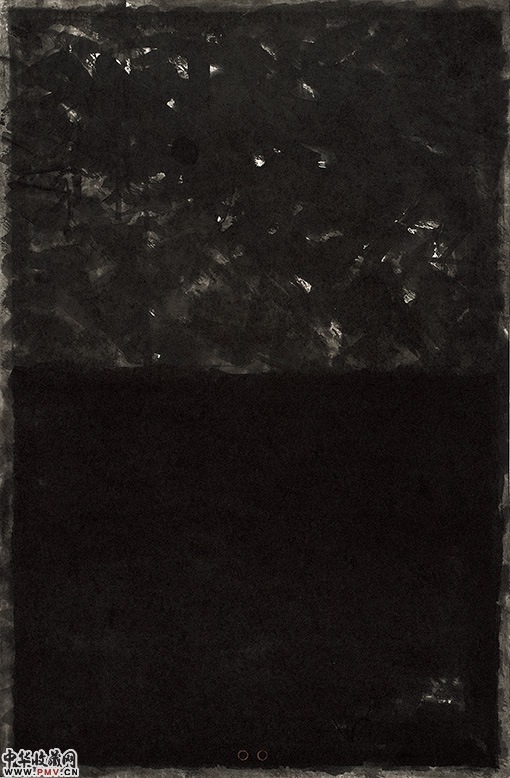 谢海 五五开 水墨纸本 70cm×45cm 2012年