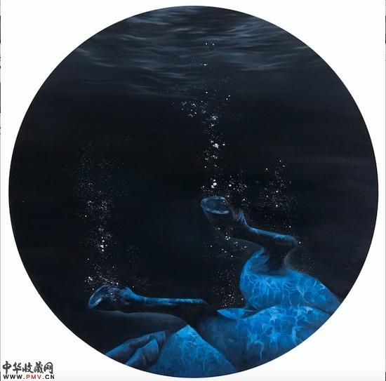 就有了光－EIGHT ,  吴健，布面油画，100x100cm