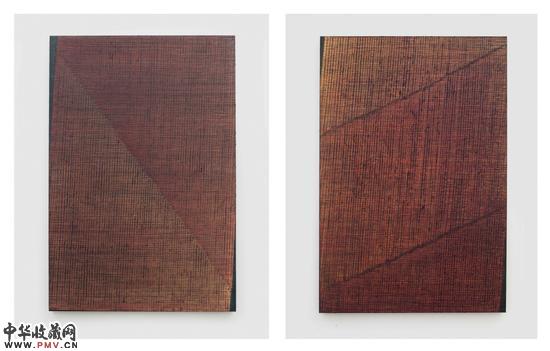 迟群 两种关系—黄红 150cm×100cm 布面油画 2016