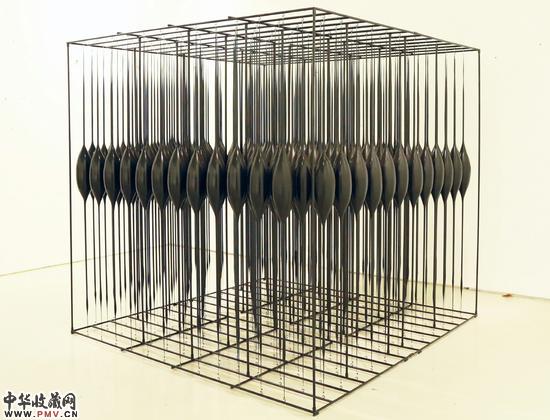 车雷 黑色一号 200cm×200cm 综合材料 2016