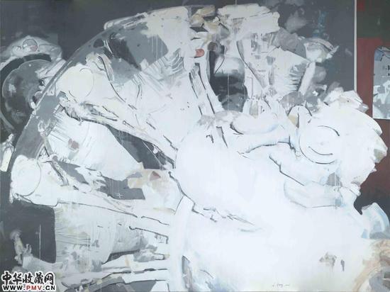 蒋同 罘罳 150cm×200cm 布面油画 2015