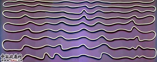 张慧过往精选作品《霓虹灯（水纹）》