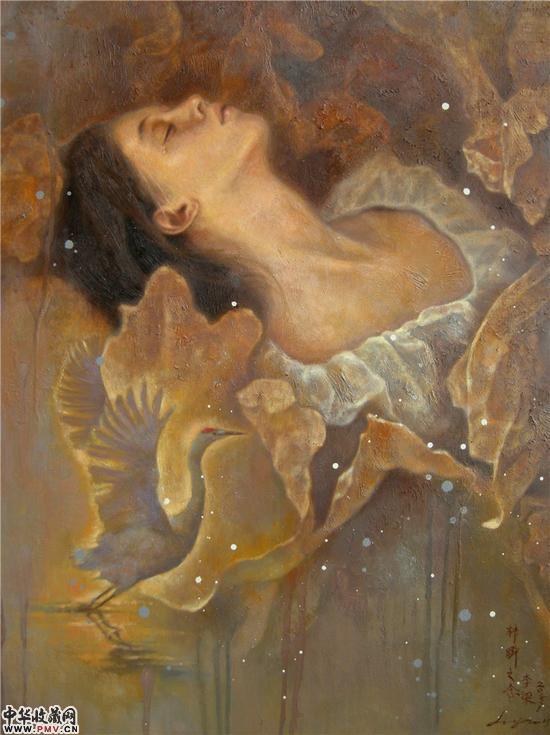 《转瞬之念》李梁60x50cm  布面油画  2015年