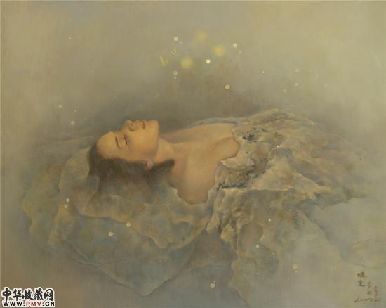 《蝶变》李梁80x100cm，布面油画，2014年