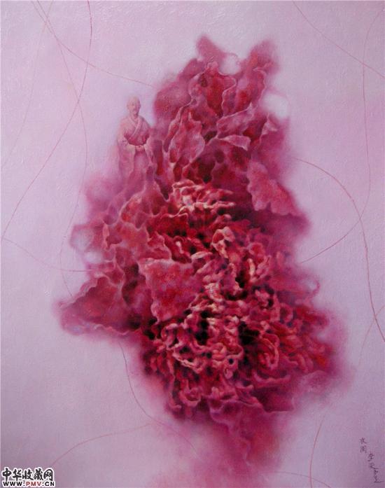 《夜阑》，100 80厘米，布面油画，2016年