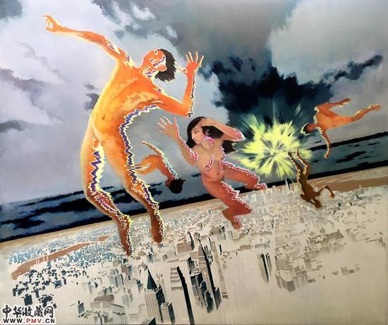 《白洞》 严嘉韦 2016 布面油画  135x160cm