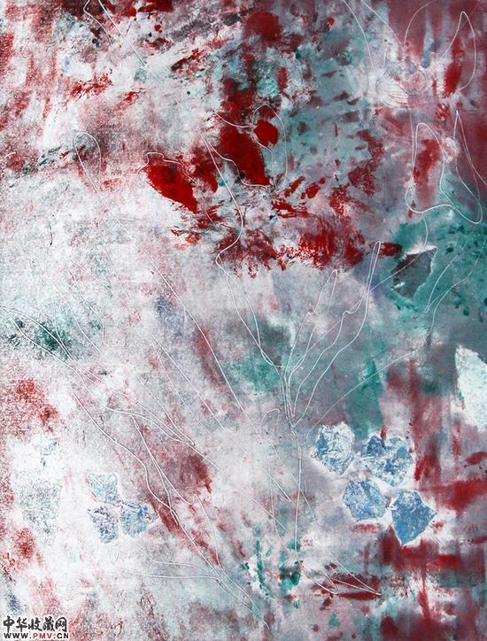 方舟（女）《少女心》25X30cm 综合版画 2016