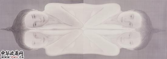 2016 赵东  四大皆空 160X55 绢本